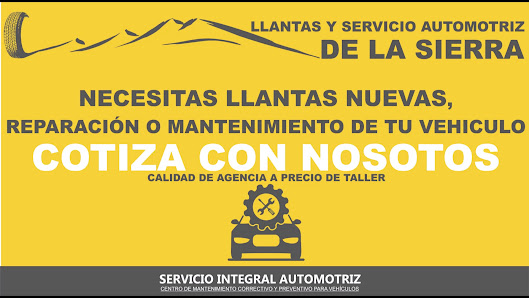 Llantas Y Servicio Automotriz De La Sierra